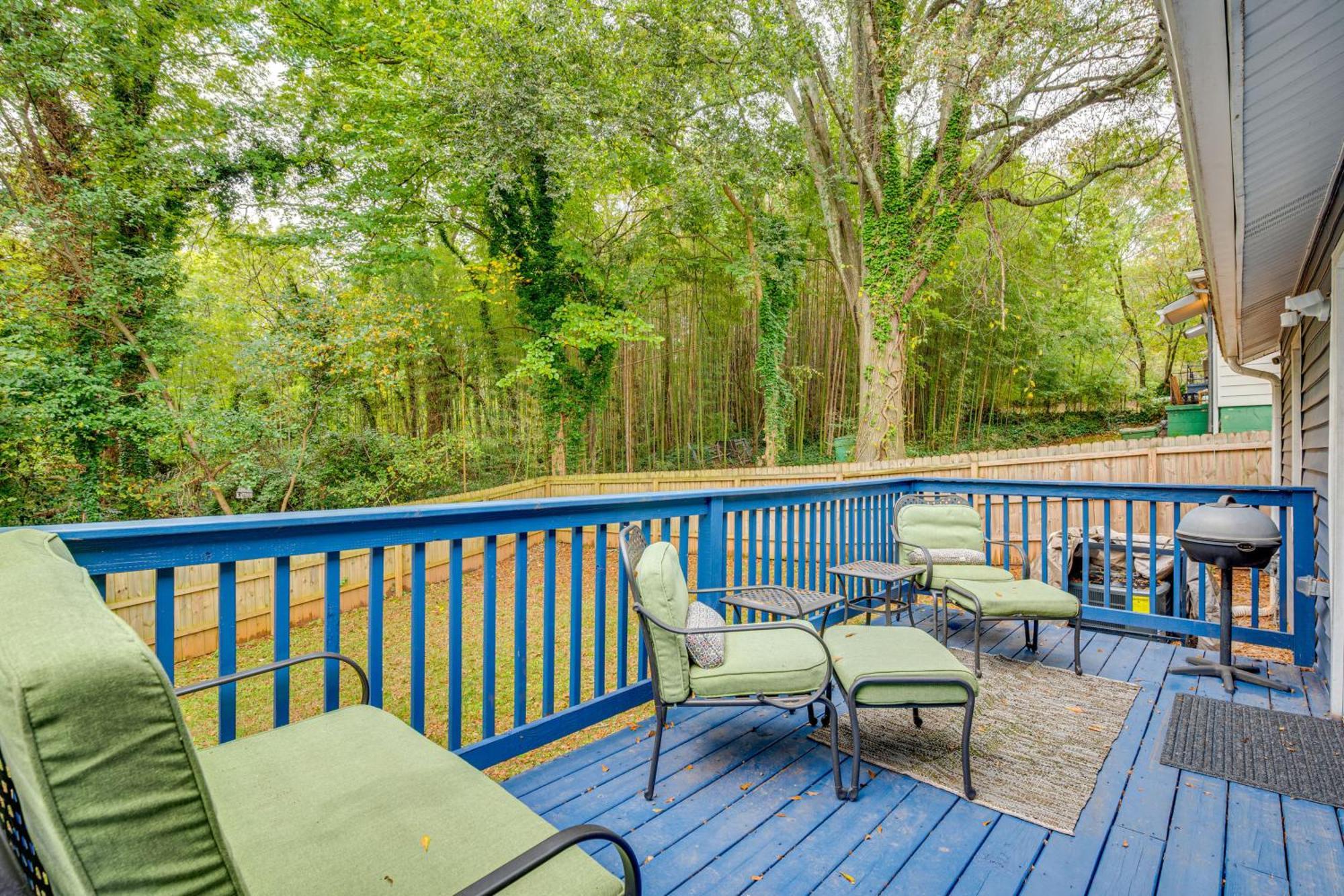 Minutes To Hospitals Atlanta Home With Deck And Grill Exterior foto